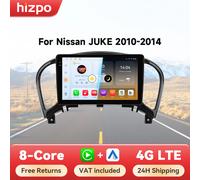 Autoradio Hizpo para Nissan Juke YF15 2010 - 2014 Carplay 4G reproductor de vídeo Multimedia GPS Autoradio AI voz 2 Din Android Auto BT QS8PNC-A with 360 camera