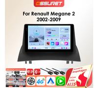 Autoradio inteligente 2din para Renault Megane 2 2002-2009, reproductor Multimedia para coche, pantalla de Audio estéreo CarPlay inalámbrica P1L
