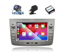 Autoradio para Alfa Romeo Mito (2008-2012) con Android Auto y CarPlay Inalámbrico, Radio de Coche Bluetooth Estéreo Android [2G+32G] con Cámara Trasera/Mic/Caja CANbus/Puerto USB/WiFi/App Store