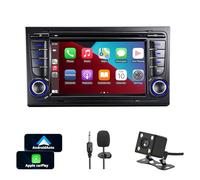 Autoradio per Audi A4 S4 RS4 2003-2012 con Schermo Touchscreen da 7 Pantalla e Supporto Apple CarPlay e Android Auto Wireless, dotato di Sistema Bluetooth e Radio RDS FM