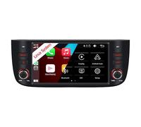 Autoradio per Fiat Linea Punto EVO 2012-2017 con Wireless CarPlay Android Auto Stereo Linea 2012-2015 Touch Screen IPS/Bluetooth/Mirror Link/FM/Am/USB