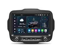 Autoradio Stereo für Jeep Renegade 2015 2016 2017 2018 2019 2020, Android 14 GPS Navigation 9" HD IPS QLED 720 * 1280P Touch Screen Built-in Autoplay Carplay 4G LTE Bluetooth5.0 DSP SWC (4+64GB)
