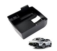 Autorder Organizador de consola central para Toyota Corolla 2019-2024/2022 2023 2024 Corolla Cross Accesorios, caja de almacenamiento para reposabrazos, bandeja de inserción secundaria con alfombrilla