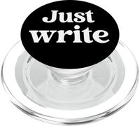 Autores de Humor Minimalista & Escribe Historias Citas Solo escribe PopSockets PopGrip para MagSafe