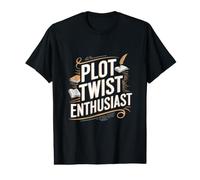 Autores Poetas Escritor de Literatura - Entusiasta de la Trama Twist Camiseta gráfica económica