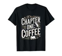 Autores Poetas Literatura Escritor Capítulo Uno Café Camiseta gráfica económica