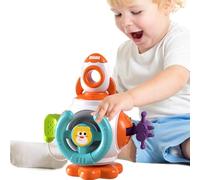 Autoridad de actividad para niños pequeños, tabla de actividad para bebés, instrumento educativo interactivo para niños pequeños, juguete sensorial para preescolar, cubo educativo compacto para el