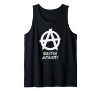 "Autoridad de preguntas", punks, punk-rock, anarquía Camiseta sin Mangas
