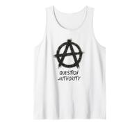 "Autoridad de preguntas", punks, punk-rock, anarquía Camiseta sin Mangas