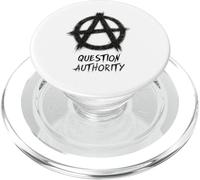 "Autoridad de preguntas", punks, punk-rock, anarquía PopSockets PopGrip para MagSafe