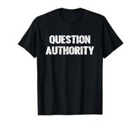 Autoridad de preguntas vintage Camiseta