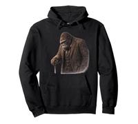 Autoridad silenciosa Gorilla Urban Gentleman Sudadera con Capucha
