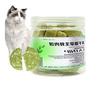 Autoridades De Los Gatos, Galletas De Los Gatos Comestibles Masticación Seca Juguetes Snacks Alimentos para Gatito | Gatos Secos Que Contener Un Contenedor De Gatito Limpio