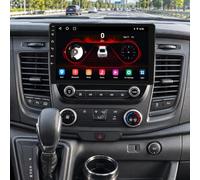 Autorradio 4+64 para Transit Custom Panel Van 2023 con CarPlay/Android Auto | Android 14, pantalla de 10 pulgadas con FM, Bluetooth, WLAN, GPS,SWC, pantalla dividida y cámara trasera AHD.