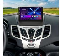 Autorradio 4+64G para Ford Fiesta 1.6L 120hp 2009 con CarPlay/Android Auto | Android 15, pantalla 9 pulgadas con radio FM/RDS, Bluetooth, WLAN, GPS, control del volante (SWC), Mirror Link y cámara AHD.