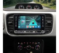 Autorradio 4+64G para VW Beetle 2011-2015 con CarPlay y Android Auto. | Android 14, pantalla de 7 pulgadas con radio FM, Bluetooth, Wi-Fi, GPS, control del volante (SWC), MirrorLink y cámara AHD.