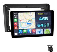 Autorradio Android 15 CarPlay inalámbrico Android Auto para Au-di A3 2003-2013 pantalla táctil de 9" Bluetooth 5.0/WiFi 5G/FM/RDS cámara de visión trasera micrófono y navegación G(Color:8 Core 8+128G)