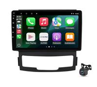 Autorradio Android 15 para SsangYong Korando 2011-2013 con Inalámbricos CarPlay y Android Auto Double DIN Pantalla Táctil de 9 Pulgadas Soporte GPS Bluetooth FM SWC WiFi 5G y Cámara(Size:8Core 6+128G)