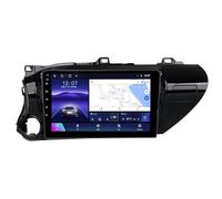 Autorradio Android 15 para Toyota Hilux 2015-2020, Pantalla táctil de 9", 2 DIN, CarPlay inalámbrico, Control Desde el Volante, GPS, cámara Trasera, H5 4G+64G