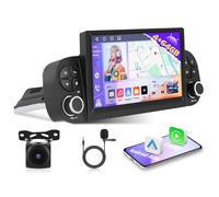 Autorradio Android 4G+64G para Fiat Panda 2013-2020 Estéreo Motorsi de Cuatro Núcleos Android 15 iOS Carplay Radio de un Single DIN, 32EQ, GPS, Bluetooth 5.0, Interfaz WiFi, Radio FM/RDS