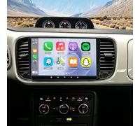 Autorradio Android de 2+32 GB con Pantalla de 9 Pulgadas, CarPlay y Android Auto para VW Beetle 2011-2015, con Bluetooth, WiFi, FM/RDS, SWC, Cámara de visión Trasera AHD