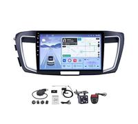 Autorradio Android de Doble DIN de 9 Pulgadas para Honda Accord 9 2012-2018. Radio Bluetooth Compatible con teléfono móvil, Mirror Link, Control Desde el Volante, FM/Am/RDS, cámara de Marcha atrás,