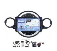 Autorradio Android ZCZANT Double DIN de 9 Pulgadas para Mini R56 R60 2007-2015, Bluetooth, Compatible con teléfono móvil, Mirror Link, Control Desde el Volante, FM/Am/RDS, cámara de Marcha atrás, HM6