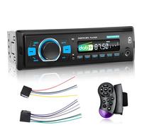 Autorradio Dab con Bluetooth - Radio Coche Dab+ Autorradio con Radio FM y EQ, Autoradio 1 DIN Soporte SWC, Entrada USB/AUX/TF/SD + Mando a Distancia