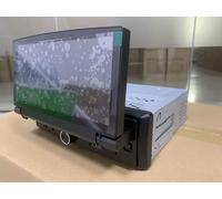 Autorradio de un Solo DIN con Pantalla abatible, CarPlay inalámbrico y Android Auto, Radio para Coche con Pantalla táctil abatible y Calidad de Sonido de Nivel OEM, Bluetooth, FM y Am