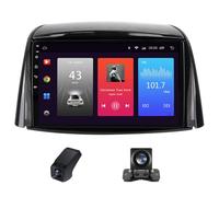 Autorradio Doble DIN con Carplay inalámbrico para Renault Koleos 2008-2016 Pantalla táctil HD de 9 Pulgadas Unidad Principal con Android Auto Bluetooth cámara de visión Trasera y Control del Volant