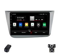 Autorradio para Seat Altea 5P/Toledo 5P III 3 2004-2015 Car Radio Android CarPlay Pantalla Táctil 9-Inch 1280×720 Equipo Sonido Coche/SWC/Bluetooth/FM Am RDS DSP/Wi-Fi/GPS/ADAS DVR(RHD,L20)