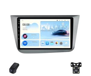 Autorradio para Seat Altea 5P/Toledo 5P III 3 2004-2015 Car Radio Android CarPlay Pantalla Táctil 9-Inch 1280×720 Equipo Sonido Coche/SWC/Bluetooth/FM Am RDS DSP/Wi-Fi/GPS/ADAS DVR(RHD,L200)