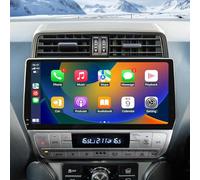 Autorradio para To-yota Land Cruiser Prado 150 2018 2019 2020 2011 2012 2023 Unidad principal estéreo mejorada CarPlay pantalla táctil de 12.3''Android Auto Bluetooth GPS SWC y Wi(Color:8 CORE 8+128G)