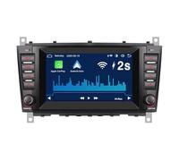 Autorradio RYUIXPUL con CarPlay y Android Auto inalámbricos | Sistema Linux | Inicio rápido 3S | Calidad de Sonido OEM | Compatible con Mercedes Clase C W203 CLK W209 Clase G W463