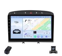 Autorradio ZCZANT para Peugeot 408 1 2012-2020, Pantalla táctil de 9 Pulgadas, Android 13, WiFi 5G/CarPlay inalámbrico/Android Auto/GPS/SWC/Bluetooth 5.0/FM/Am/RDS/DSP/cámara de visión Trasera/ADAS