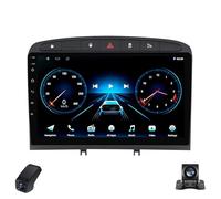 Autorradio ZCZANT para Peugeot 408 1 2012-2020, Pantalla táctil de 9 Pulgadas, Android 13, WiFi 5G/CarPlay inalámbrico/Android Auto/GPS/SWC/Bluetooth 5.0/FM/Am/RDS/DSP/cámara de visión Trasera/ADAS