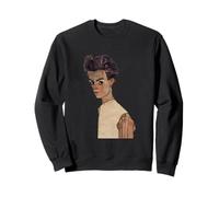 Autorretrato con Camisa a Rayas, de Egon Schiele (1910) Sudadera