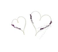 Autoschmuck PartyDeco SRK4 - Joyería de ratán Morado