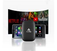 AutoSky CarPlay inalámbrico y Android Auto AI Box Lite para Coches CarPlay con Cable de fábrica, Compatible con Netflix, Youtube y Gmail. Ve inalámbrico con Todas Las funcionalidades de CarPlay con