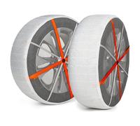 AutoSock HP 860 | Cadenas de nieve textiles coche | Homologado EN 16662-1 | Fundas ruedas para neumáticos | Alternativa a las cadenas metálicas | Jgo. de dos cadenas de tela y guantes