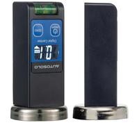 AutoSolo Medidor Digital de Camber y Caster con Pantalla LCD y Base Magnética. Alineación de Ruedas en Casa, Rango de -90° a +90°