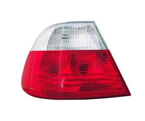 AutoStyle 11-5995/96-11-2 - Fs traseros para 3 E46 Coupé (modelos de abril de 1999 a marzo de 2003), color transparente y rojo