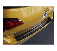 AutoStyle 2/45114 Protector de parachoques trasero de acero inoxidable para Golf VII HB 5 puertas 2012 - 2017 y 2017, color negro