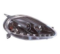 AutoStyle 3480 - 38105-mjm - Fs delanteros con luz diurna para Grande Punto 05 - 07 negro Plus Motor, LHD