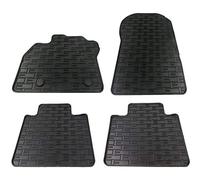 AUTO-STYLE Alfombrillas de Goma Compatible con Renault Zoe 2012-2018 & 2019- (4 Piezas + Sistema de fijación)
