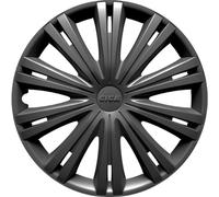 AutoStyle Tapacubos 16" pulgada Kit gris oscuro Embelecedores De Rueda Juego de tapacubos PP 5046G