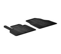 AutoStyle GL 0045 Set de Alfombras de Caucho con Clips de Montaje Perfil TK, 2 Unidates