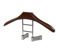 AutoStyle HBA de 67 W perchas de madera, 45 cm, incluye 4 adaptadores 8/10/12 mm