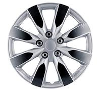 AutoStyle Juego de 4 Tapacubos Arkansas 15 pulgadas Plateado/gunmetal