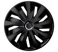 AutoStyle Juego de 4 Tapacubos Grip Pro 14 pulgadas Negro